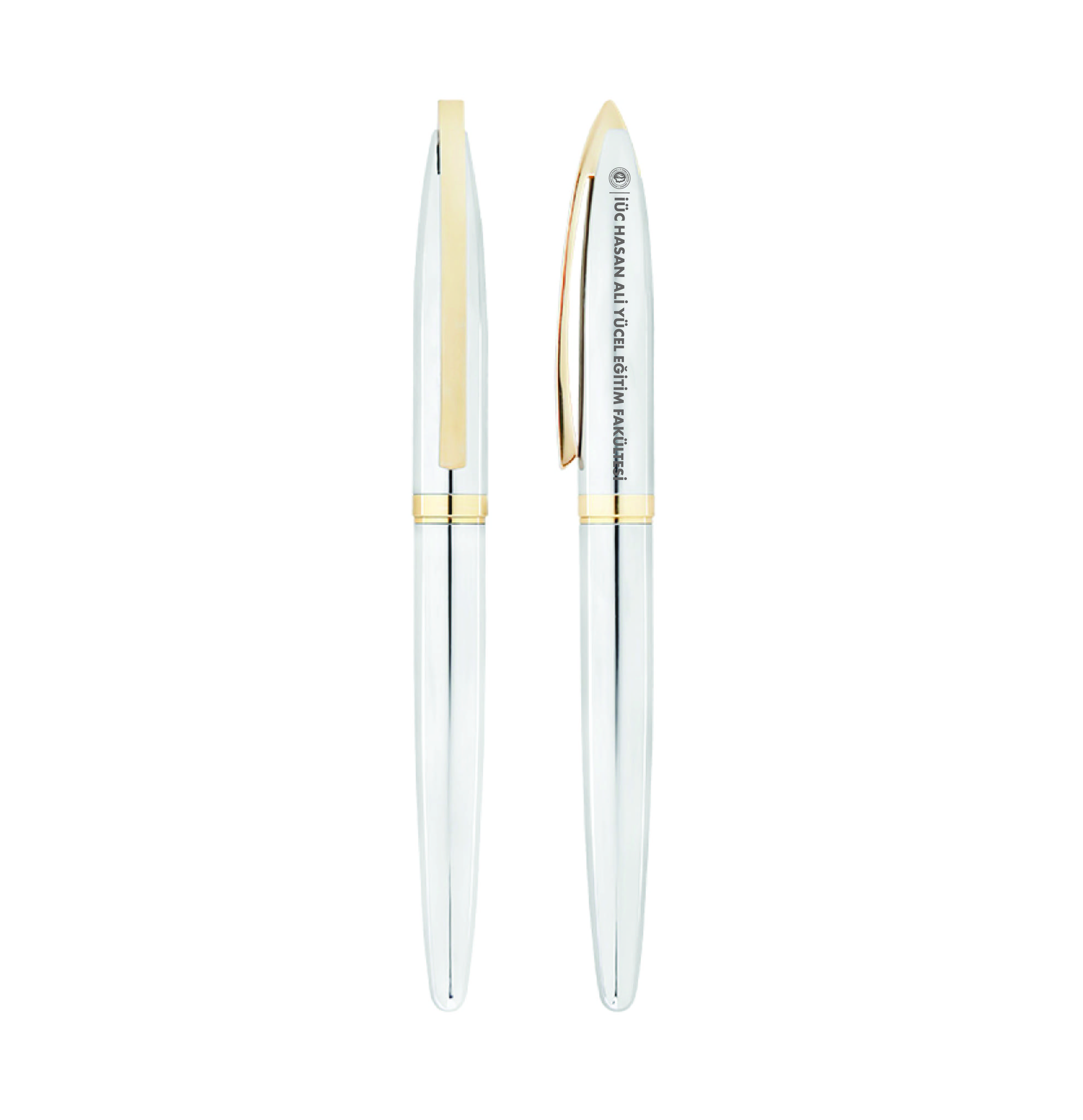 İÜC Hasan Ali Yücel Egitim Fakültesi Metal Tükenmez Kalem Model 2