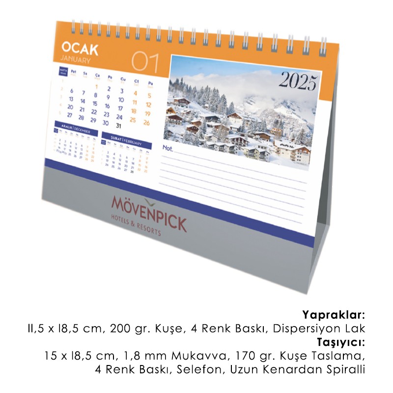 KP02140-1031 Üçgen Takvim